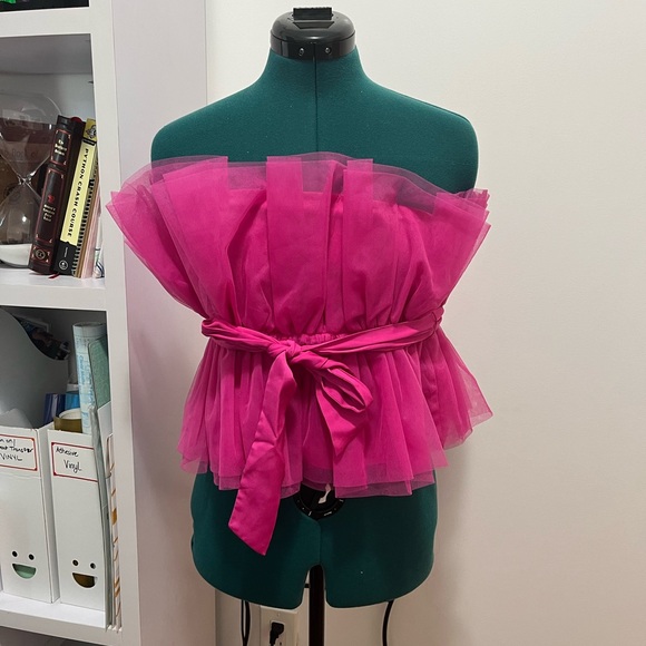 Pink Ruffle Top - Picture 2 of 4